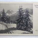 AK Deutschland Grußkarte 1932 gebraucht #PI689