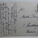 AK Deutschland Grußkarte 1932 gebraucht #PI716