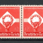 Deutsches Reich 572 y postfrisch waag. Paar geprüft #HO577