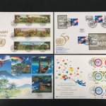 UNO Trio Brief 19 verschiedene Ersttagesbrief/FDC #KE496