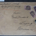 Memel auf Brief als Mischfrankatur #BB356