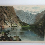 AK Obersee (Gegen die Teufelshörner) Künstlerkarte ungebraucht #PI814
