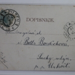AK Pilsen Künstlerkarte 1900 gebraucht #PI969