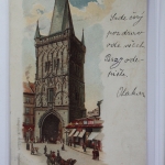 AK Tschechien Stadttor gebraucht #PI973