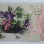 AK Deutschland Grußkarte 1918 gebraucht #PJ003