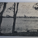 AK Waren i. M. Partie am Müritzsee mit Blick auf Waren 1909 gebraucht #PJ070