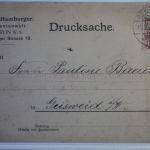 AK Berlin Dr. S. Hamburger - Patentanwalt gebraucht #PJ086