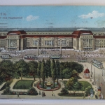 AK Leipzig Der neue Hauptbahnhof 1915 gebraucht #PJ119