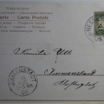 AK Deutschland Grußkarte 1905 gebraucht #PJ142