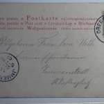AK Deutschland Grußkarte 1902 gebraucht #PJ153