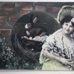 AK Deutschland Grußkarte 1908 gebraucht #PJ156