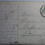 AK Deutschland Grußkarte 1908 gebraucht #PJ156