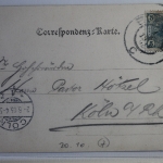 AK Bregenz Totalansicht 1905 gebraucht #PJ196