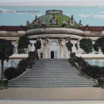 AK Potsdam Schloss Sanssouci (Mittelbau) ungebraucht #PJ224