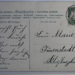 AK Deutschland Grußkarte 1908 gebraucht #PJ256