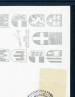 AK Propagandakarte Olympischer Fackellauf 1936 gebraucht #JM143