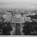 AK Wien Burgtheater - Blick vom Rathaus 1966 gebraucht #PJ650