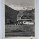 AK Bad Aussee mit Dachstein 3004 m - Hotel "Die Wasnerin" 1953 gebraucht #PJ670