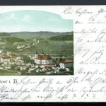 AK Haindorf (Hejnice-Tschechische Republik) Stadtansicht mit Kloster 1912 gebraucht #JM153
