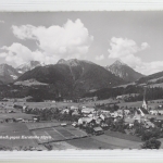 AK Kötschach-Mauthen gegen Karnische Alpen 1956 gebraucht #PJ802