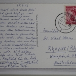 AK Kötschach-Mauthen gegen Karnische Alpen 1956 gebraucht #PJ802