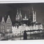 AK Köln am Rhein im Scheinwerferlicht Nr. 3 ungebraucht #PJ934
