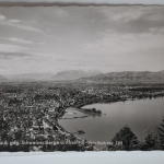 AK Bregenz am Bodensee geg. Schweizer Berge u. Rheintal ungebraucht #PK019