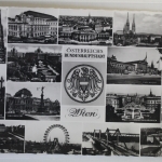 AK Wien Mehrbildkarte (Staatsoper, Karlskirche usw.) ungebraucht #PK209