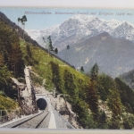 AK Tirol Mittelwaldbahn, Kaiserstand-Tunnel mit Erlspitze ungebraucht #PJ284