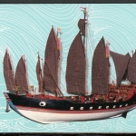 China VR 2018-2021 in Faltkarte Ersttagssonderstempel #IS620