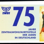 Bund Markenheft Wohlfahrt der Juden mit 1634 gestempelt Bonn #JL379