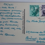 AK Reutte in Tirol Ortsansicht 1951 gebraucht #PJ412
