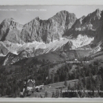AK Ramsau Austriahütte, 1638 m mit Dachstein 3004 m 1965 gebraucht #PJ414