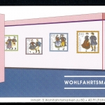 Bund Markenheft Wohlfahrt der Juden mit 1697 gestempelt Berlin #JL382
