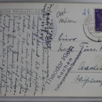 AK Mösern Der Menthof, 1300 m gegen Hohe Munde 2661,m gebraucht #PJ419