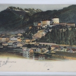 AK Kufstein mit Kaisergebirge 1904 gebraucht #PJ425