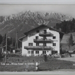 AK Scheffau Gasthof und Café zu "Wilden Kaiser" gebraucht #PJ454
