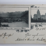 AK Zell am See Mehrbildkarte (Schloss Fischhorn usw.) 1898 gebraucht #PJ509