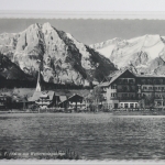 AK Seesfeld in Tirol 1200 m mit Wettersteingebirge gebraucht #PJ546