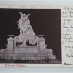 AK Wien Raimund Denkmal 1898 gebraucht #PJ596