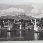 AK Velden am Wörthersee Kurort mit Mittagskogel 2144 m 1956 gebraucht #PJ610