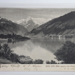 AK Zell am See mit Kitzsteinhorn gebraucht #PJ634