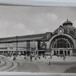AK Köln am Rhein Bahnhof mit Bundesbahnhotel 1955 gebraucht #PK407
