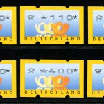 Bund ATM 3.2 VS 1 postfrisch alle mit Nummer #JM106