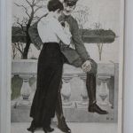 AK Deutschland Kriegspostkarte Nr. 4 - Auf Urlaub 1917 gebraucht #PK706