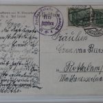 AK Deutschland Kriegspostkarte Nr. 4 - Auf Urlaub 1917 gebraucht #PK706