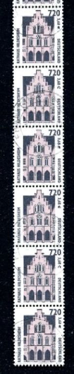 Bund 11er Streifen 2197 R gestempelt #JE621