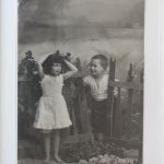 AK Deutschland Grußkarte mit Kindern 1909 gebraucht #PK916