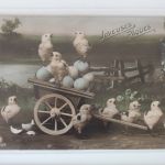 AK Frankreich Grußkarte - Joyeuses Pâques 1907 gebraucht #PK929