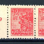 SBZ Mecklenburg-Vorpommern 36 zb postfrisch Paar gepr. Kramp #HE633